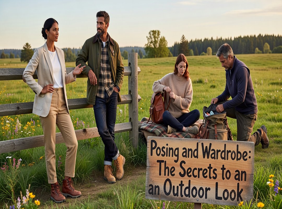 Posing & Wardrobe: The Secrets to an 'Adorable' Outdoor Look
