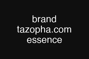 brand tazopha.com essence