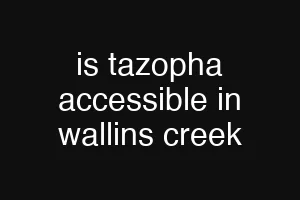 is tazopha accessible in wallins creek