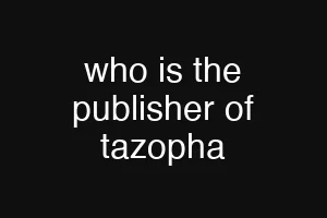 who is the publisher of tazopha