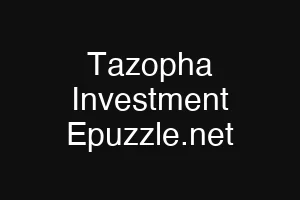 Tazopha Investment Epuzzle.net